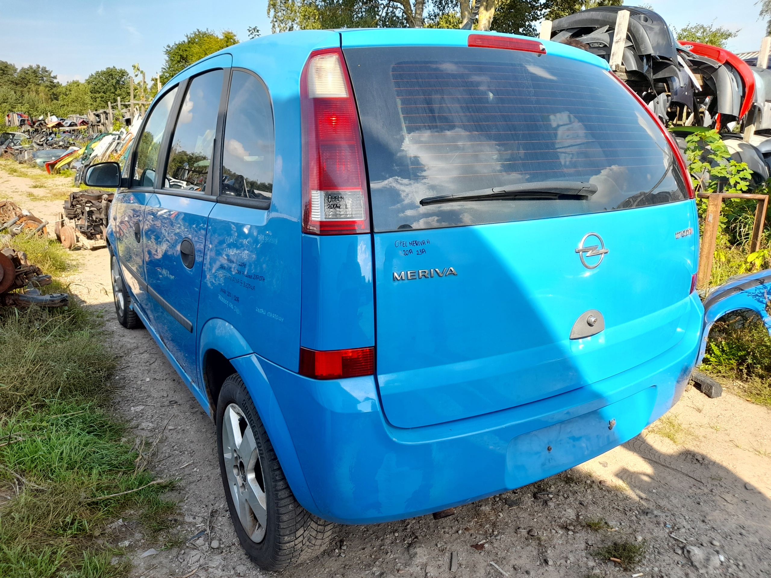 opel Meriva A фонарь левый задний