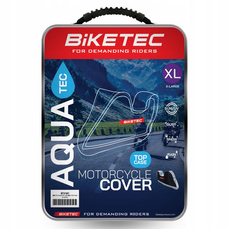 POKROWIEC MOTOCYKLOWY BIKETEC KUFER CENTRALNY XXL