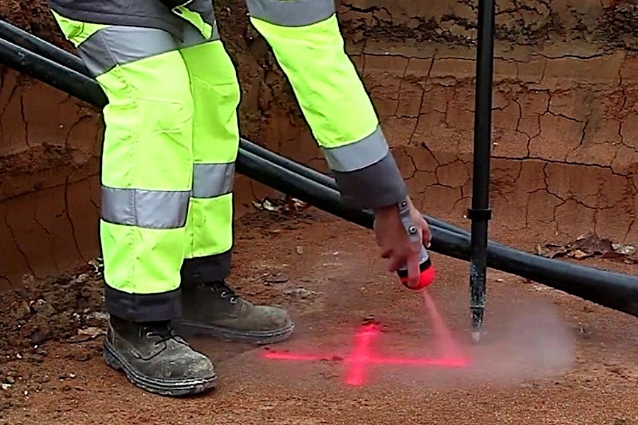 Soppec FLUO TP Farba geodezyjna Pomarańczowa 12msc Kolor fluorescencyjny pomarańczowy