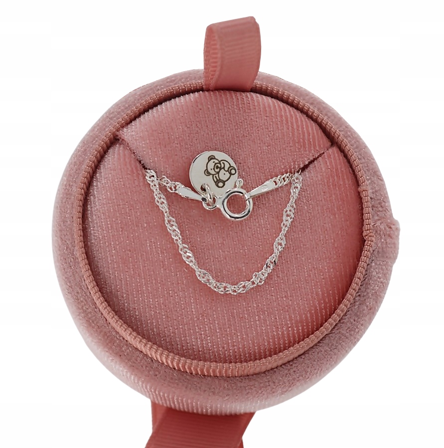 Singapurský Stříbrný Dámský Řetízek S Přívěskem Ryzost 925 S Celou Plochou Gravírování Bonus