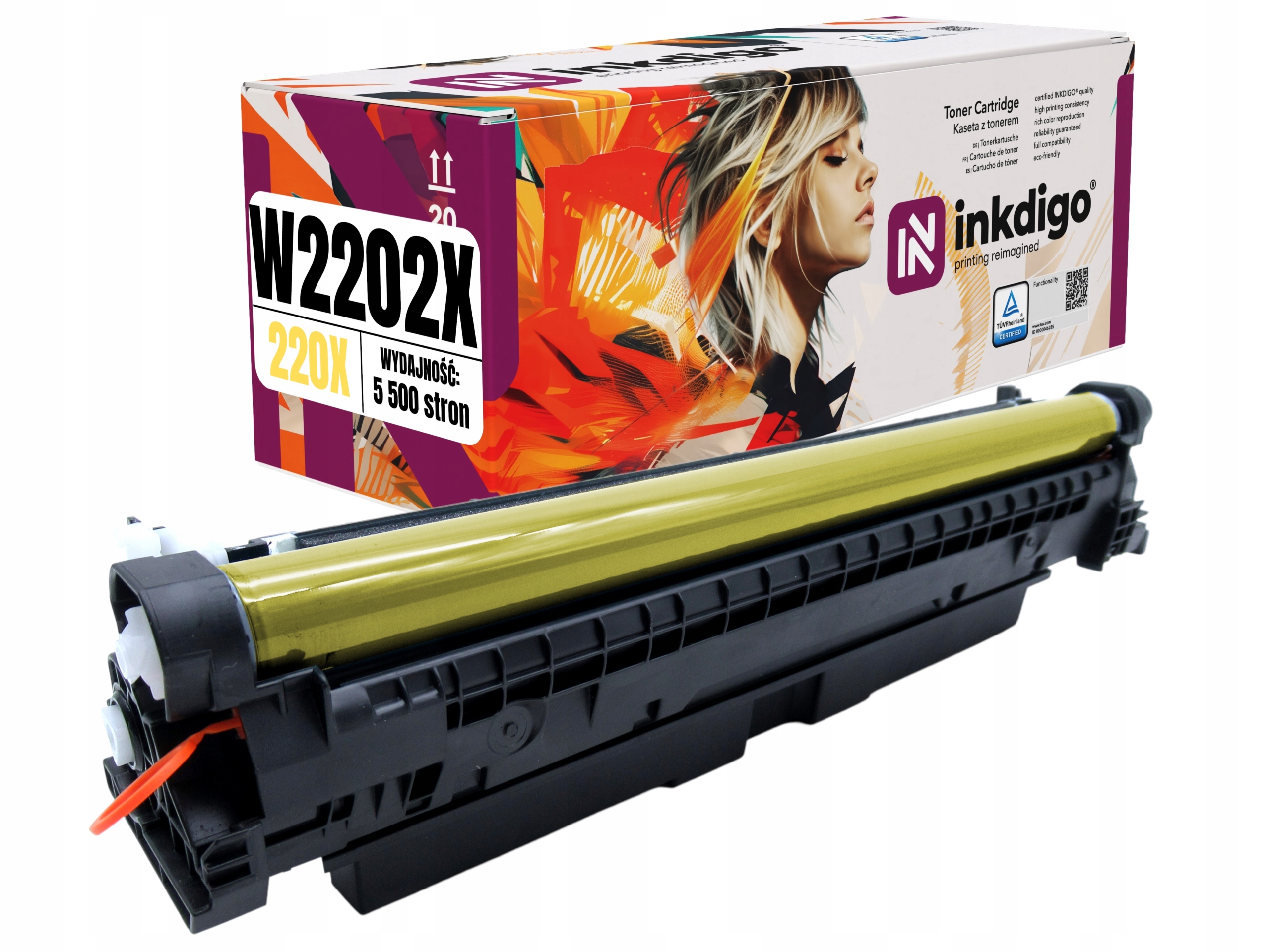 Náhradní Toner W2202X Pro Tiskárnu Hp Color LaserJet Pro 4202 4302