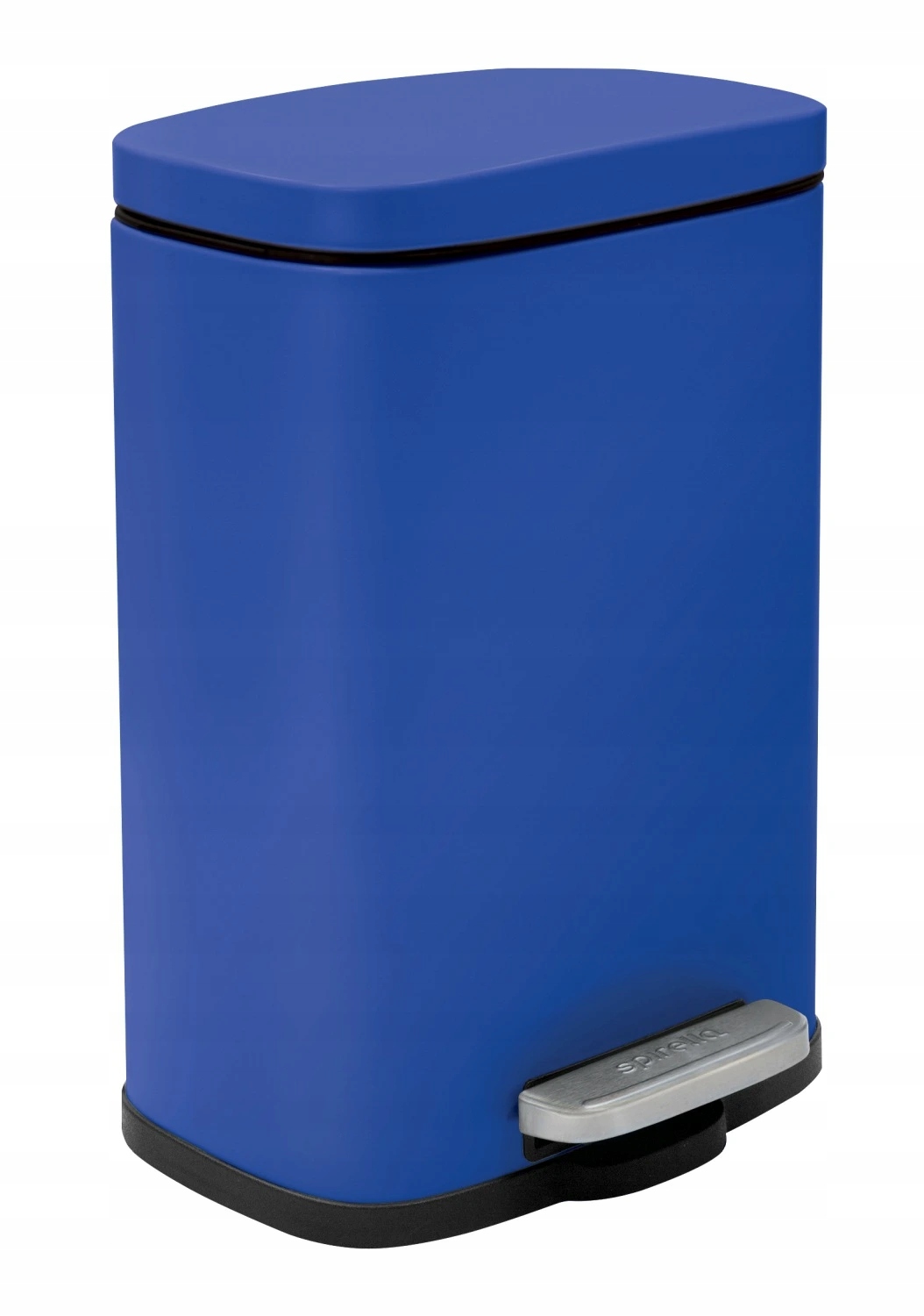 Levně Spirella pedálový odpadkový koš Akira, královská modrá, ocel, 5 L