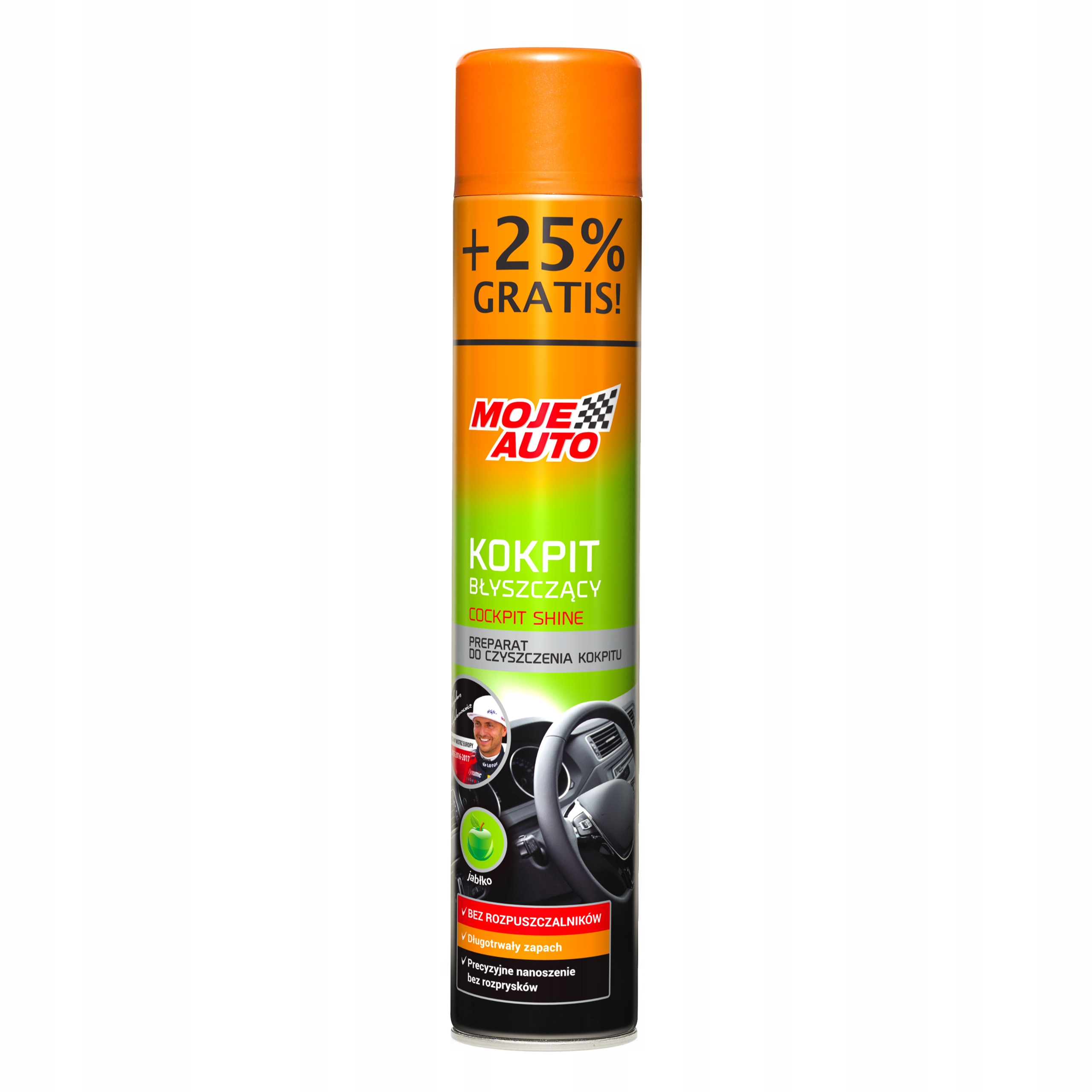

Spray Do Czyszczenia Kokpitu Zapach Jabłkowy 750ML