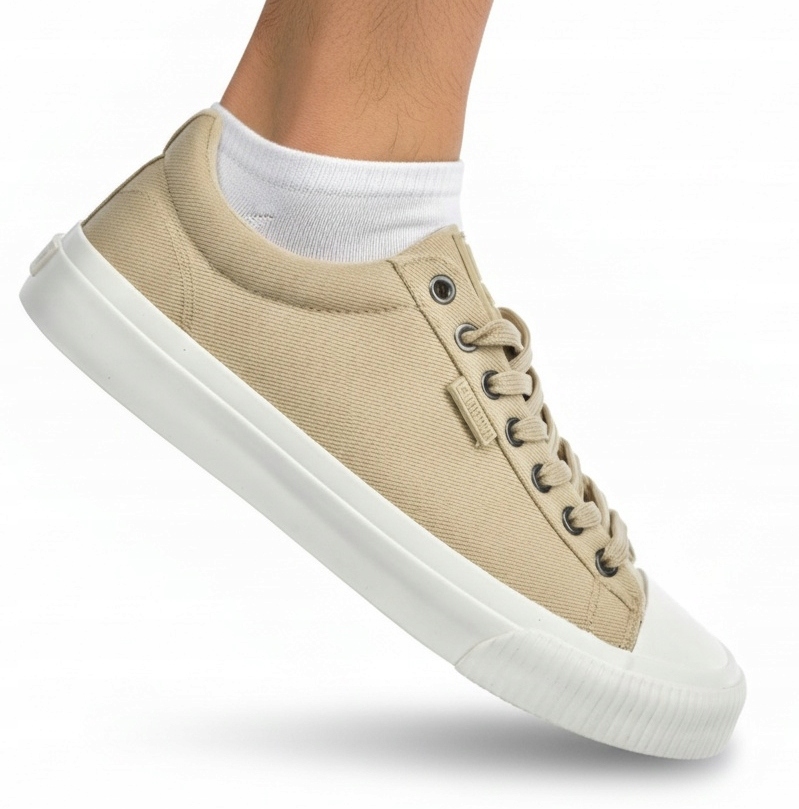 Buty męskie Big Star tenisówki sneakersy sportowe beż TT174115 44