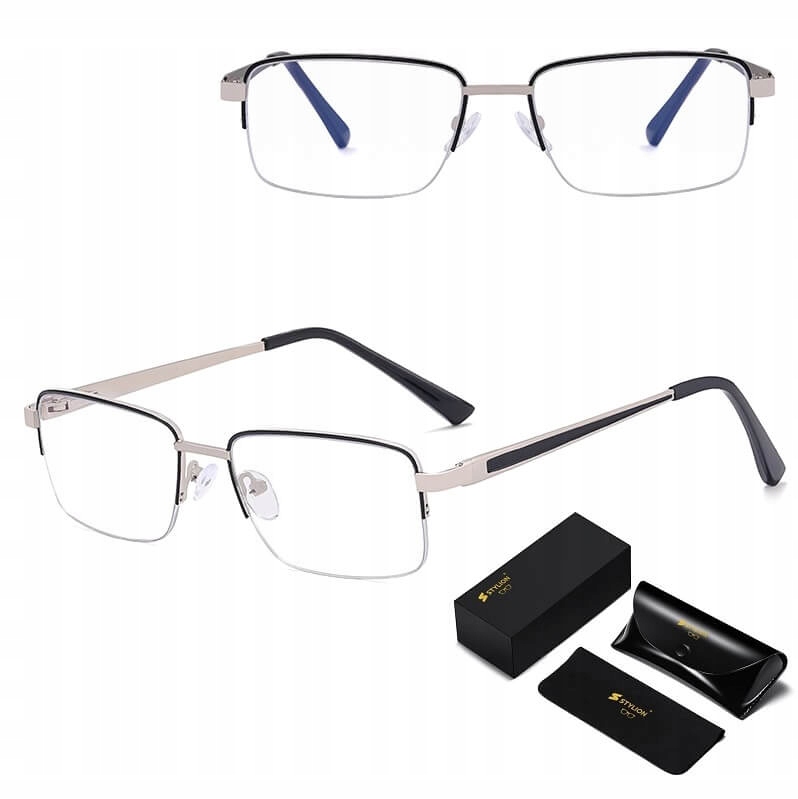 Pánské brýle Bez Dioptrií Blue Light pro počítač Obroučky na Vlasci Příslušenství