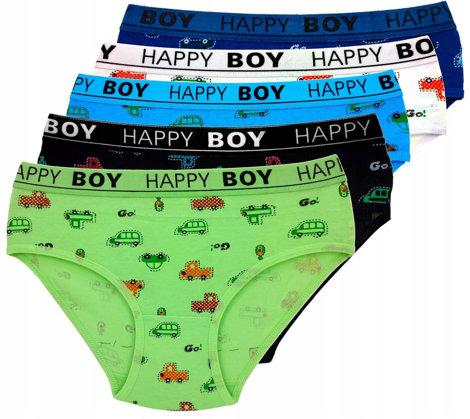 

5-PAK Majtki Dziecięce Bawełna Slipy 122/128