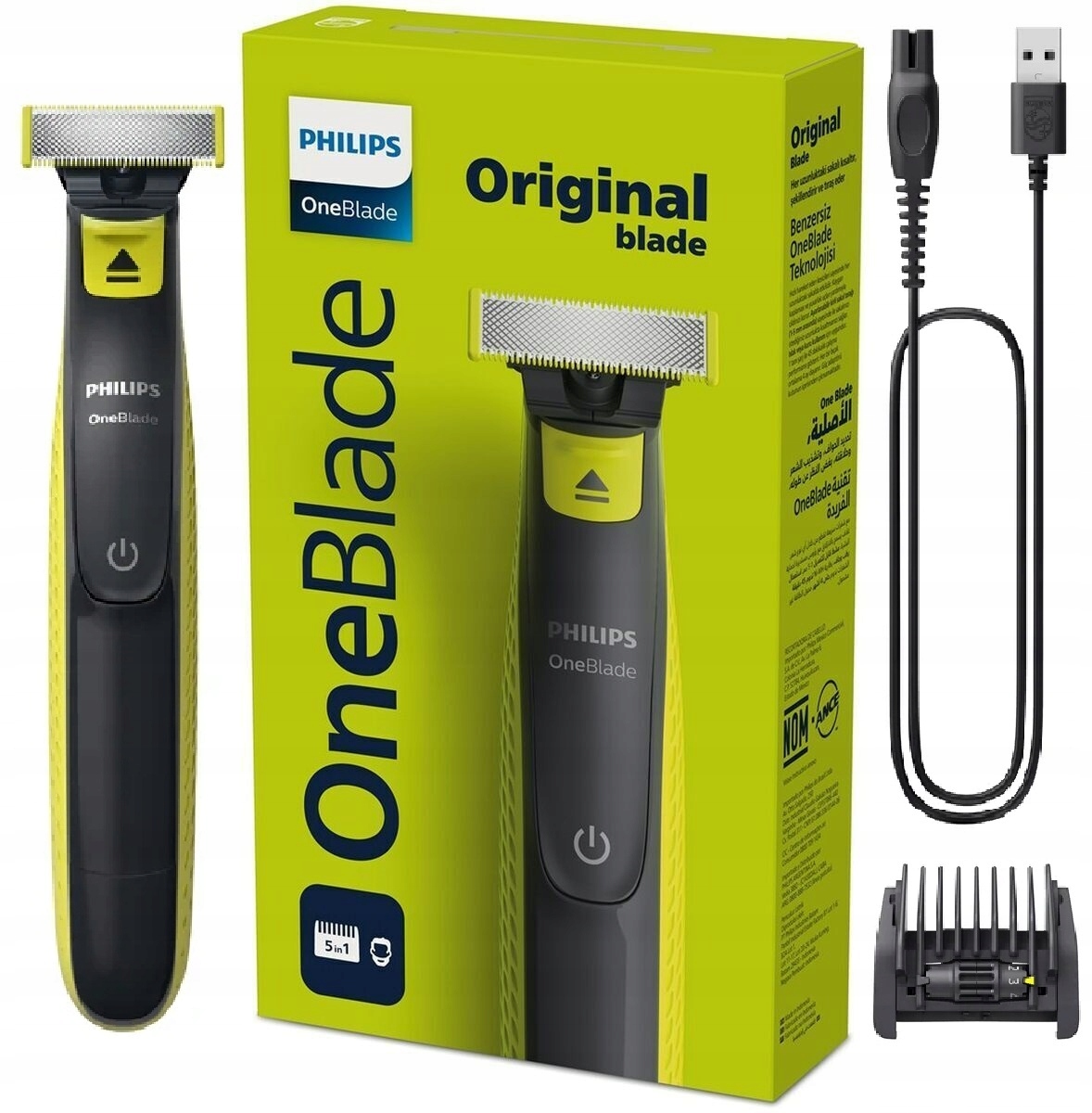 Golarka Philips One Blade Do Zarostu Dwustronna Trymer Maszynka Oneblade