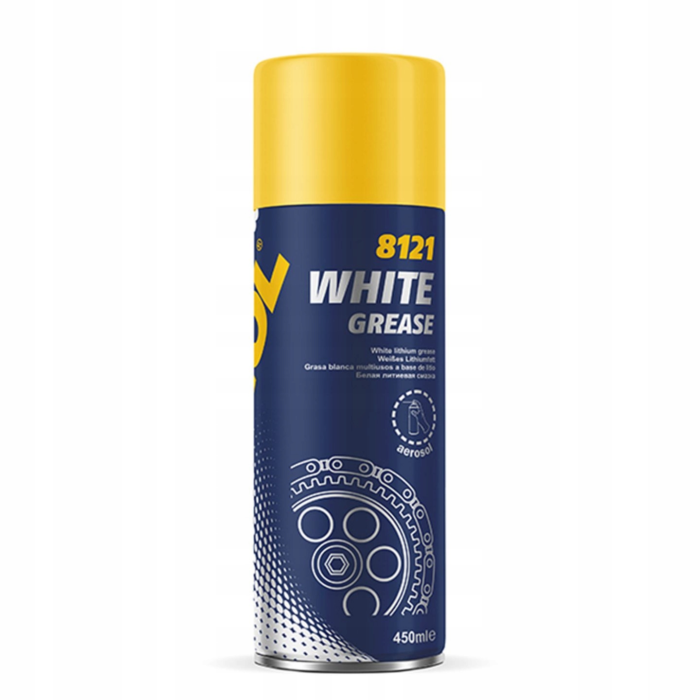 

Biały Smar w Sprayu Mannol White Grease 450ml