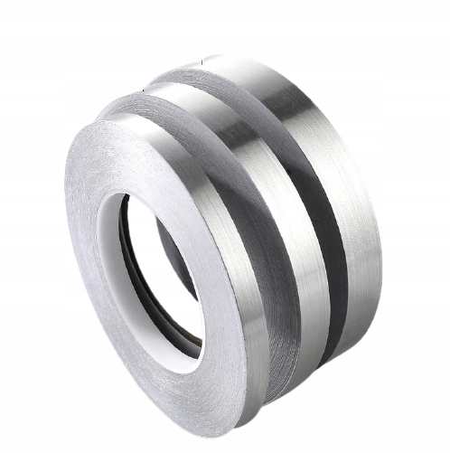 Taśma Ozdobna Samoprzylepna SREBRNA list 0,5cm/20m