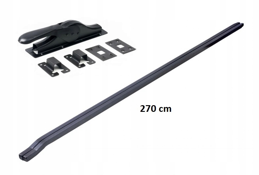 

Zasuwa Garażowa Do Garażu + Baskwile 270 cm 2.7 m