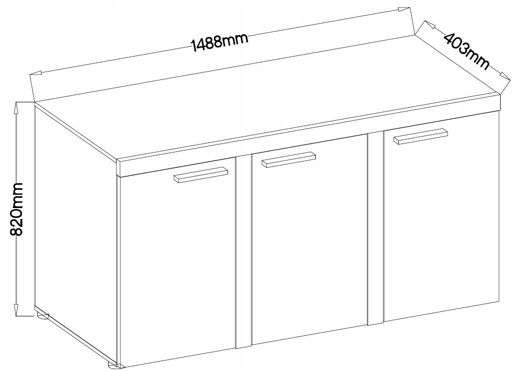 Komoda Olimp 2 - 5 kolorów - Dąb lefkas Kod producenta 100185