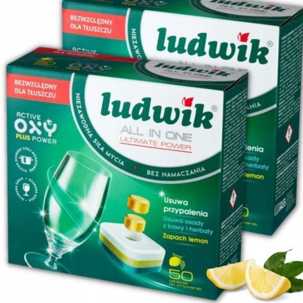 

Tabletki do zmywarek Ludwik All in One 50 szt. x 2