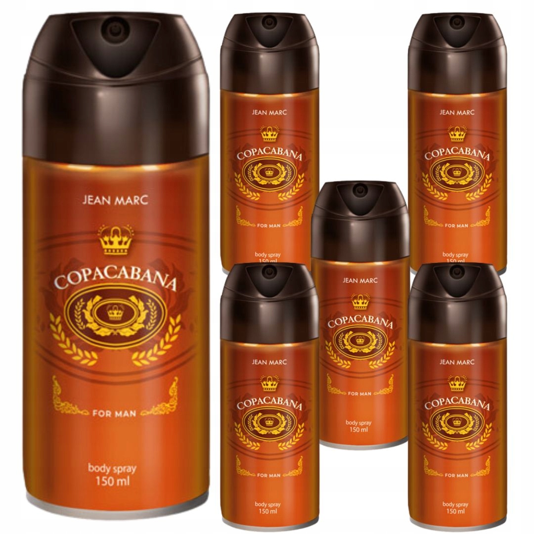 6x Jean Marc Copacabana Dezodorant męski 150 ml