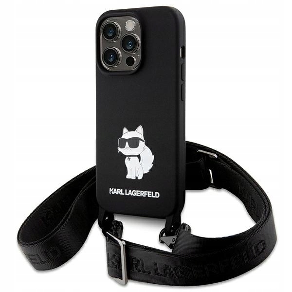 Karl Lagerfeld KLHCP15XSCBSCNK iPhone 15 Pro Max 6,7" pevné pouzdro černo/černé