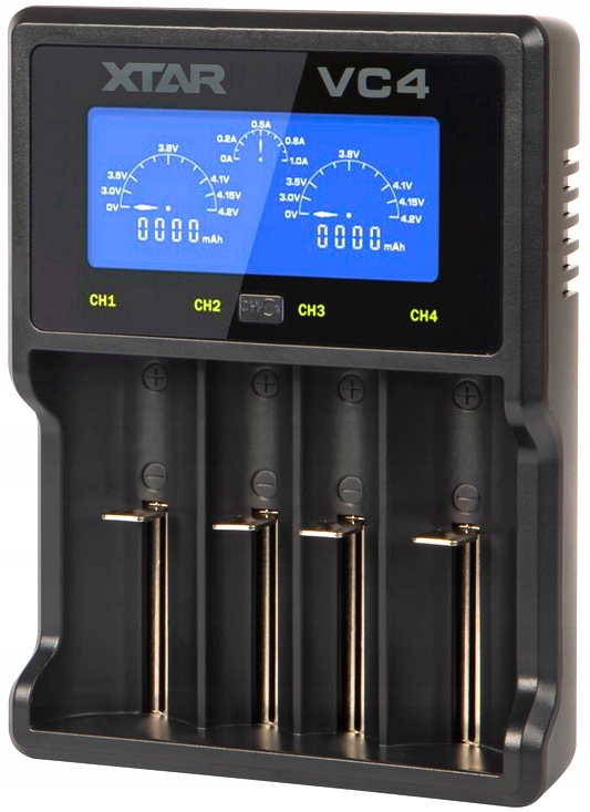 

Ładowarka Do Akumulatorów Xtar VC4 18650 26650 LCD