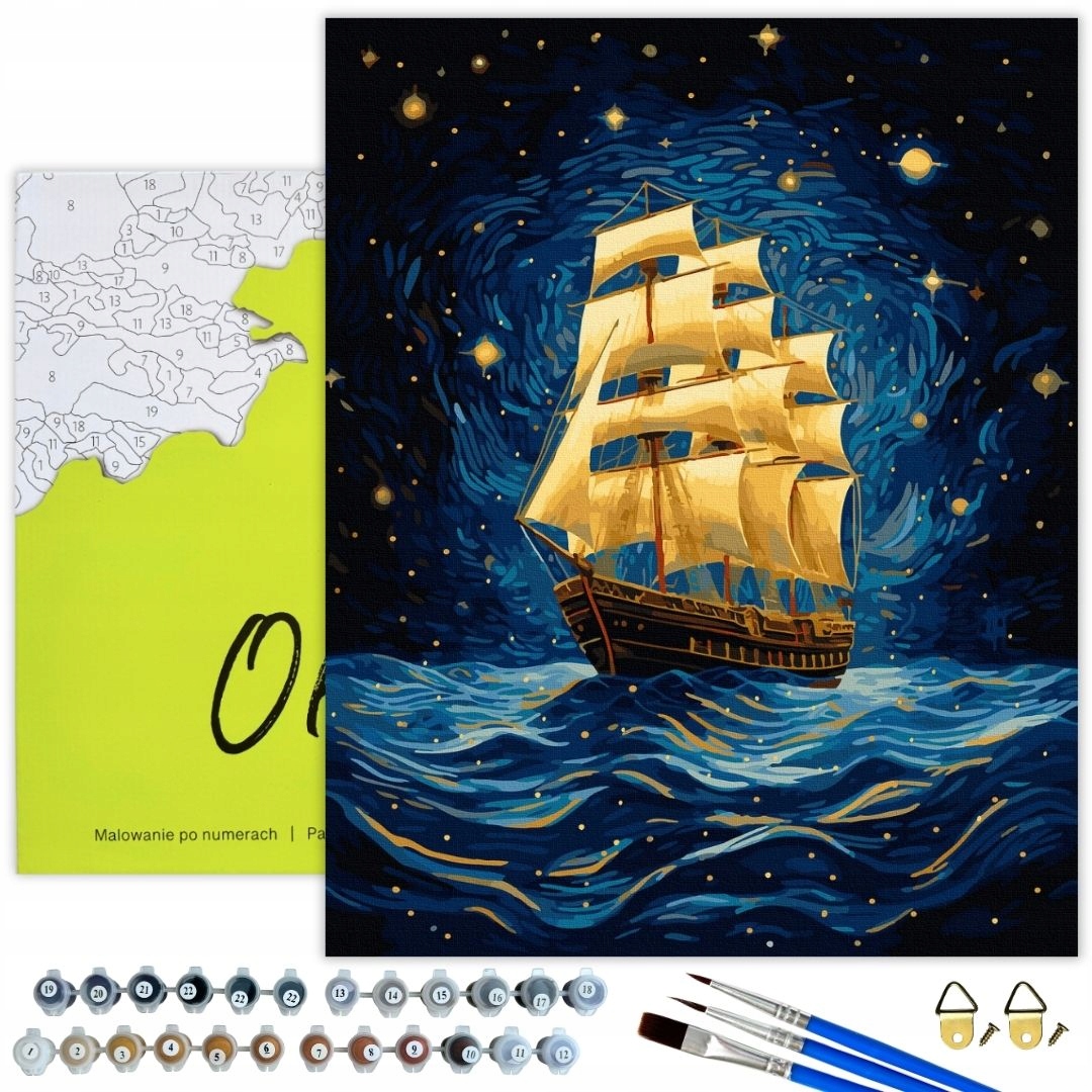 Malování Podle Čísel Loď Obrázky Pro Malování podle čísel s rámem Oh Art