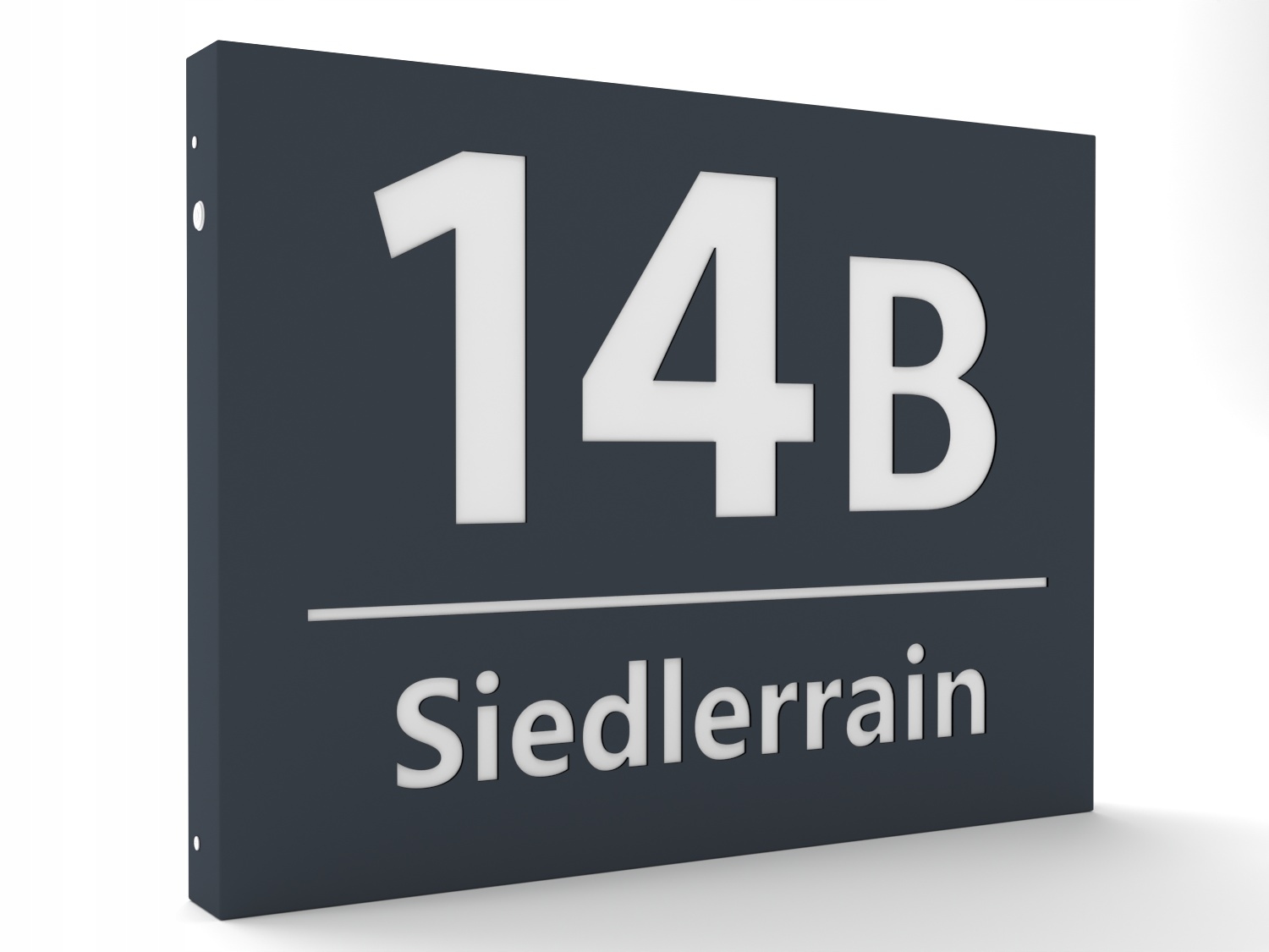 Tabliczka numerem domu PODŚWIETLANA adresowa LED Szerokość produktu 40 cm