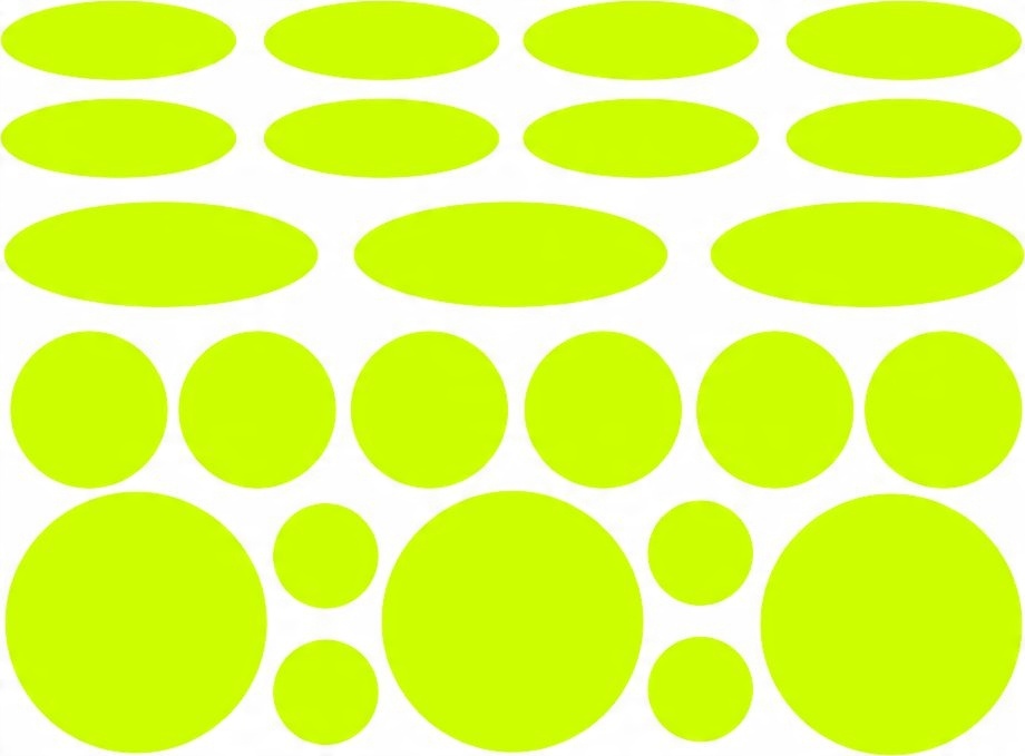 

Naklejki fluorescencyjne na kask rower neonowe FL2