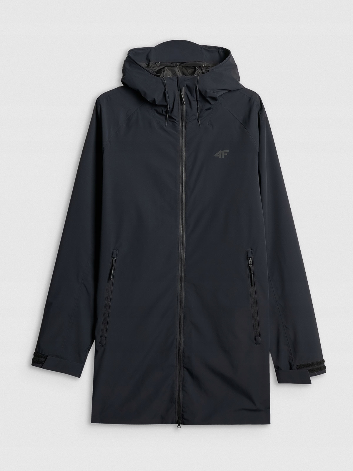 4F Parka Pánská Černá Regular Membrána Neodry 8000 M