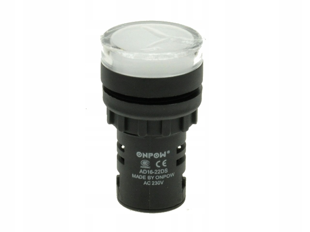 KONTROLKA 22mm 230V 38mm LED Onpow