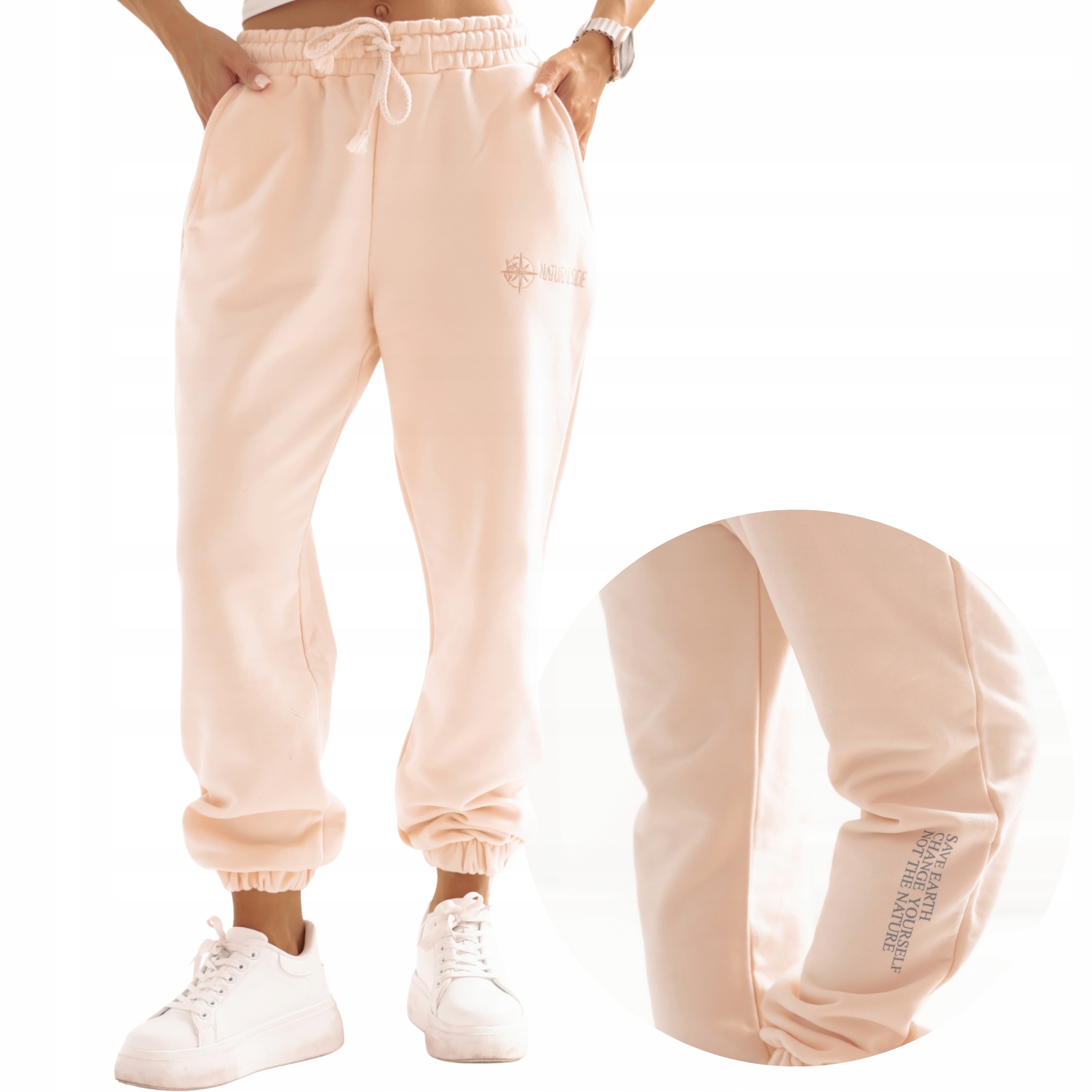 Dámské volné Teplákové kalhoty s elastickým pasem, dárek , tělové, XL/XXL