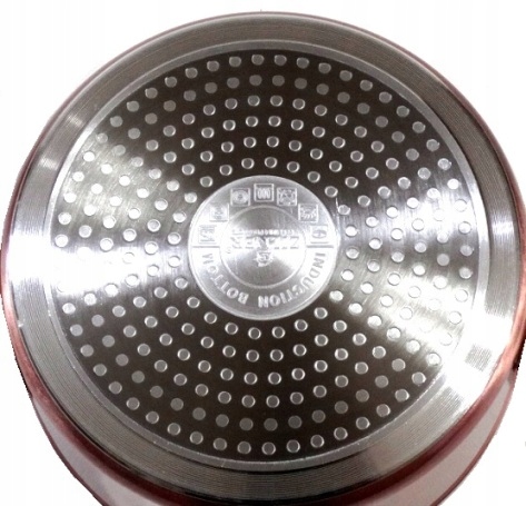 NOWOCZESNY ZESTAW GARNKOW MARMUROWYCH KOMPLET 8 EL Liczba elementów w zestawie 8