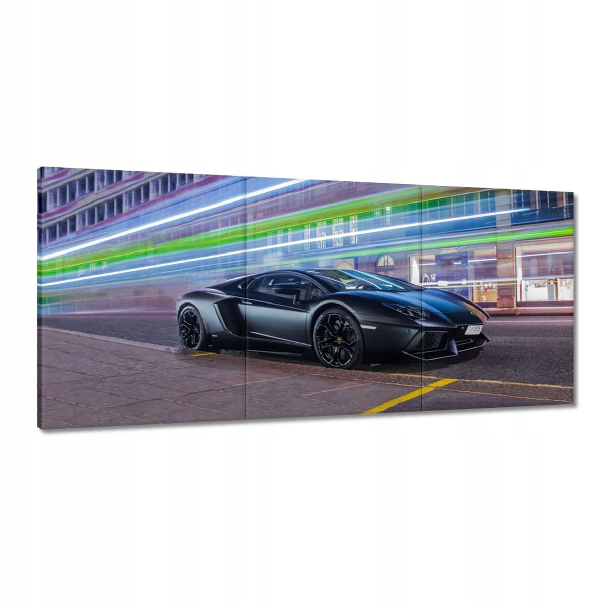 Obrazy 150x70 Rychlé auto míjí v noci
