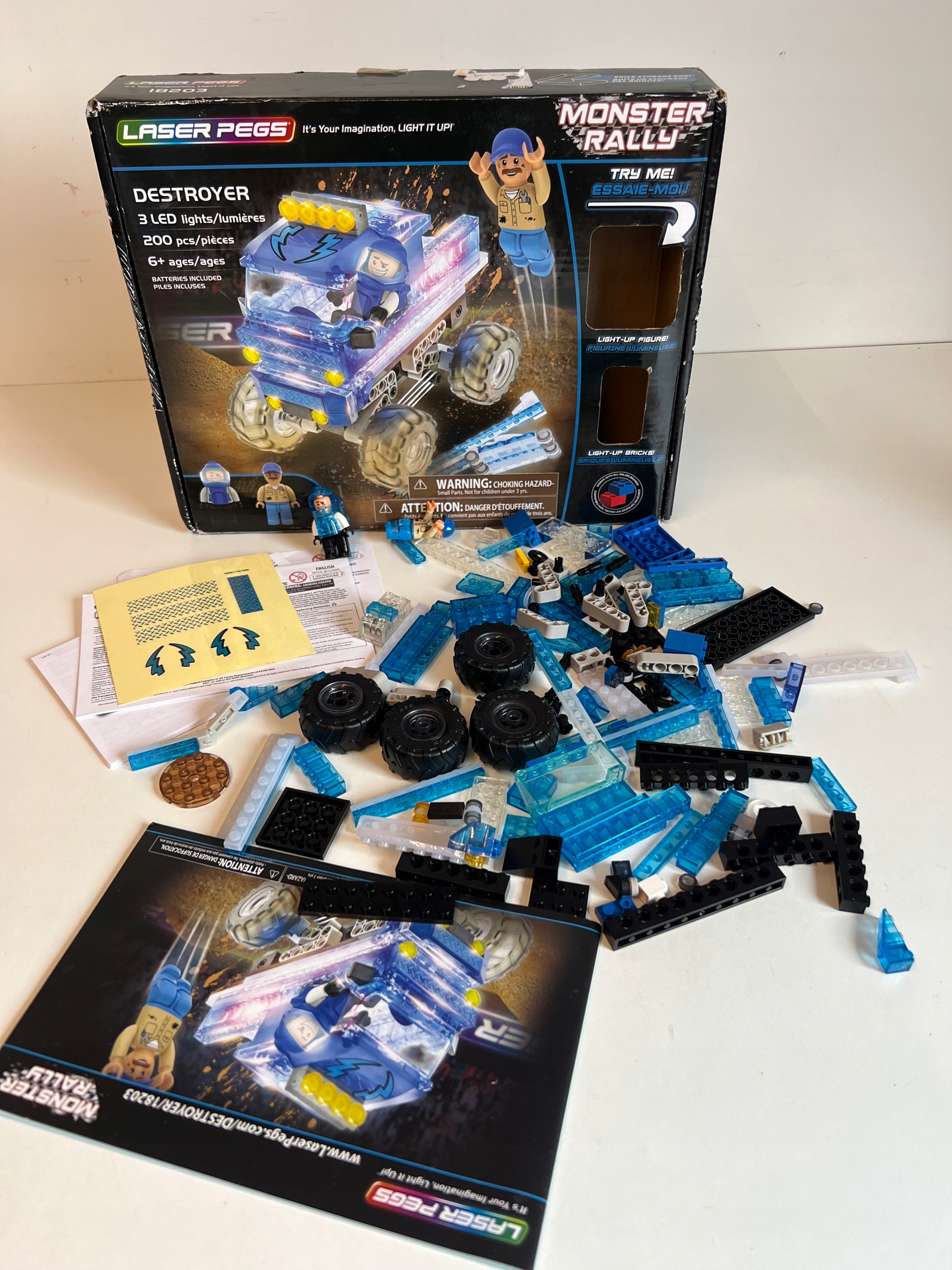 Laser pegs store destroyer