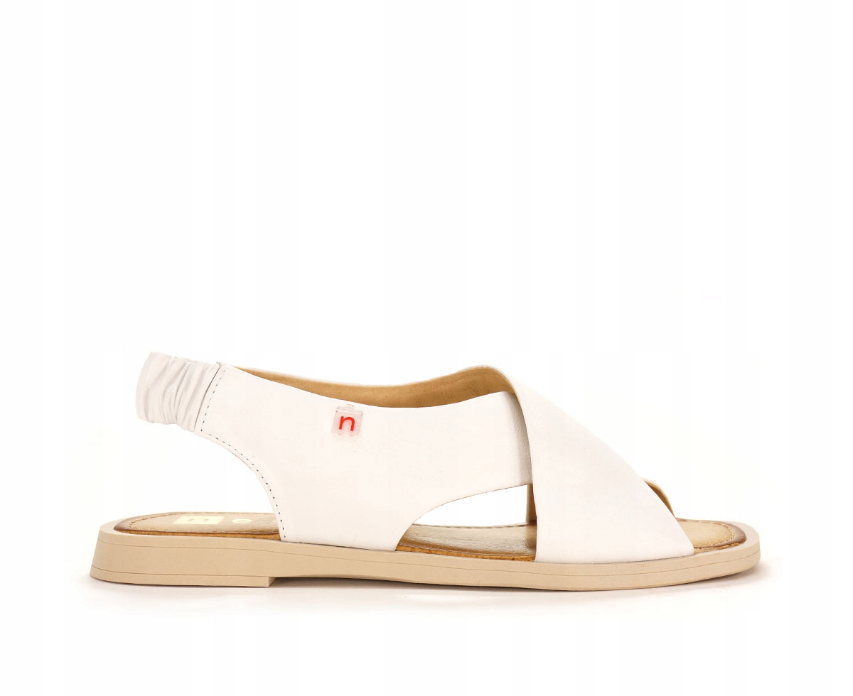 Sandały Damskie Ness 22184 Bia R39