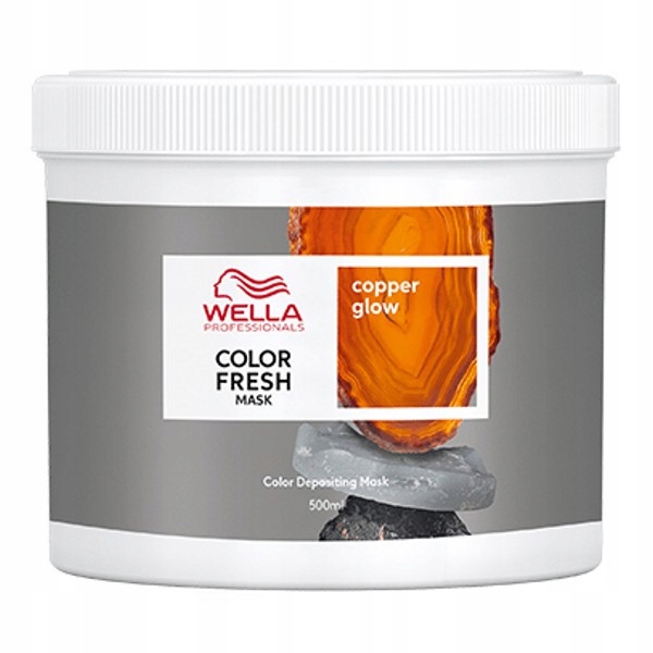 Wella maska Color Fresh Copper Glow rudá měď 500 ml