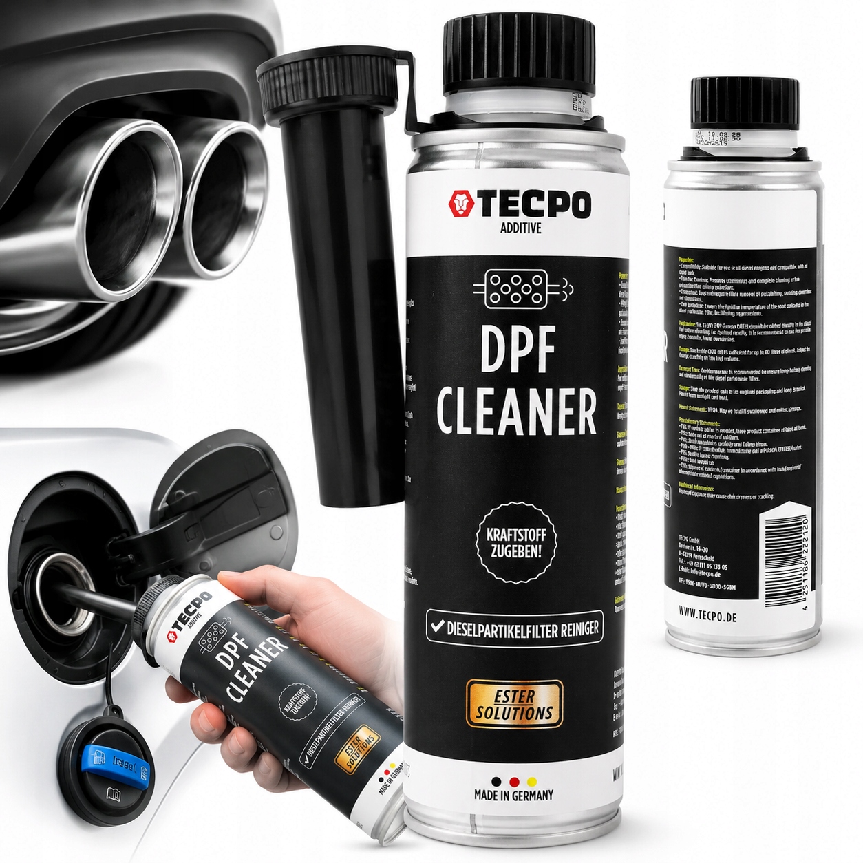 Preparat środek do czyszczenia filtra Dpf Ester Diesel 300ml TECPO-Germany