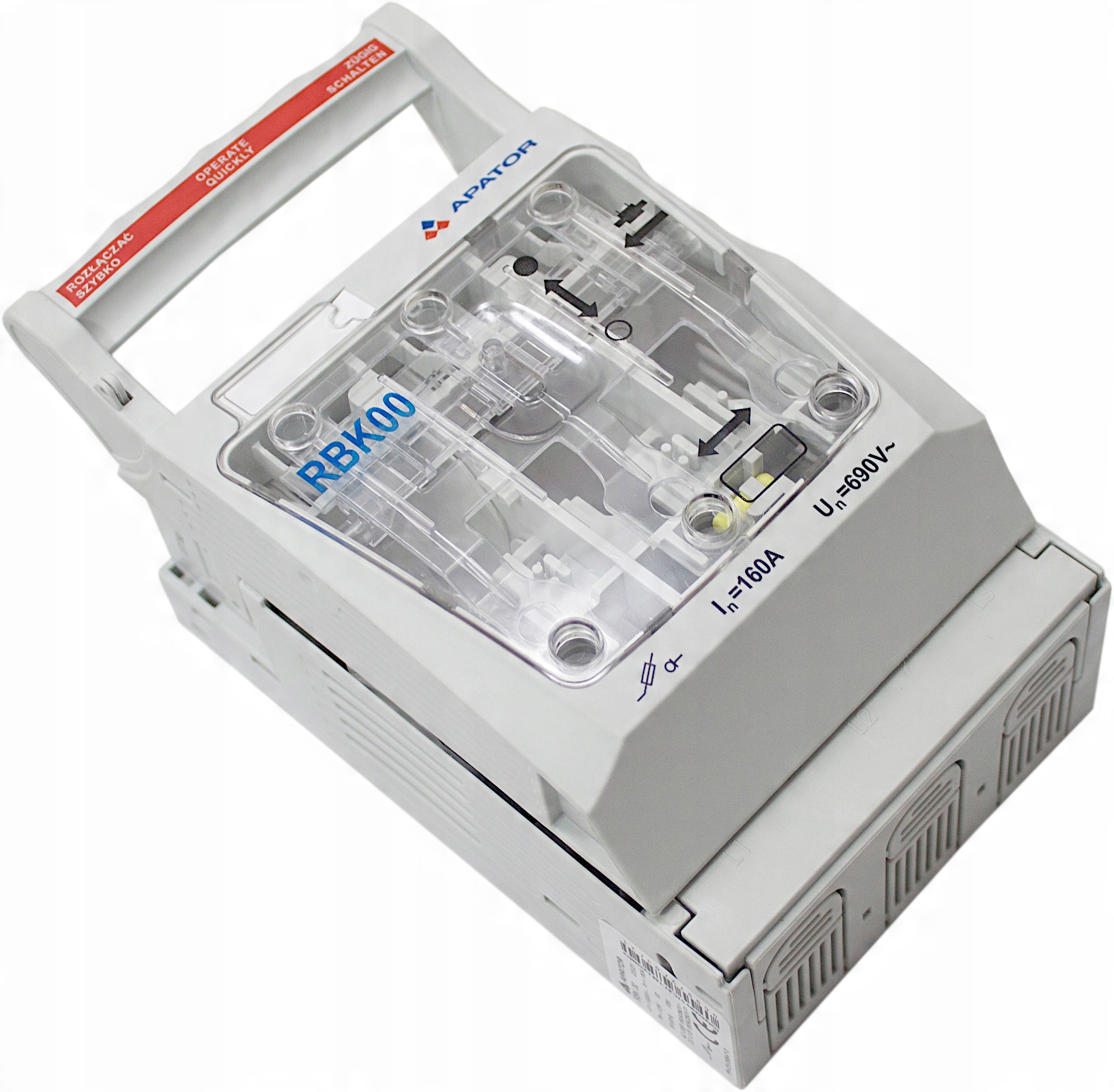 

Rozłącznik Izolacyjny RBK-00 Apator NH-00 160A