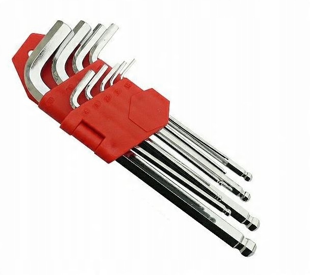 

Klucze Imbusowe Imbusy Zestaw Kuliste 9szt 180mm
