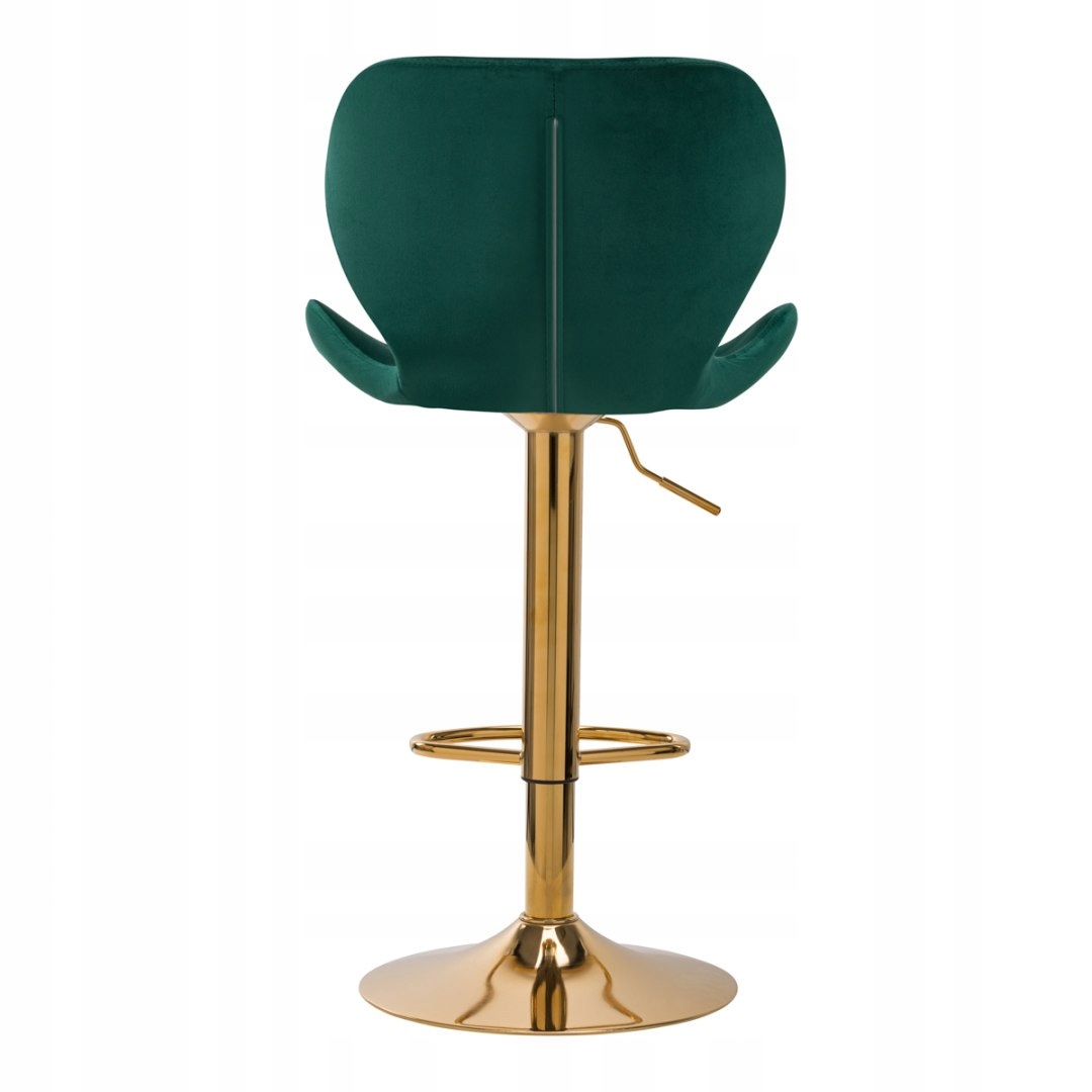 HOKER BAROWY QS-B15 AKSAMIT ZIELONY Wysokość mebla 80 cm