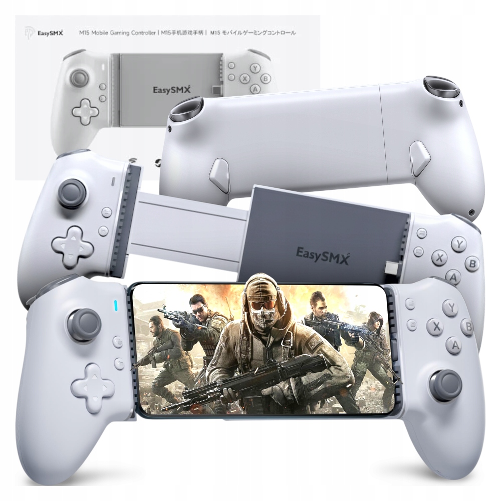 Gamepad do telefonu EasySMX M15 Usb-c bezprzewodowy kontroler pad Bt gaming