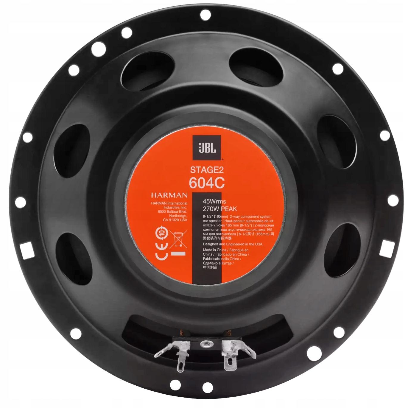 JBL GŁOŚNIKI SAMOCHODOWE 165MM DO VW BORA GOLF 4 JETTA VAG PRZÓD + TYŁ Kod producenta STAGE2 604C
