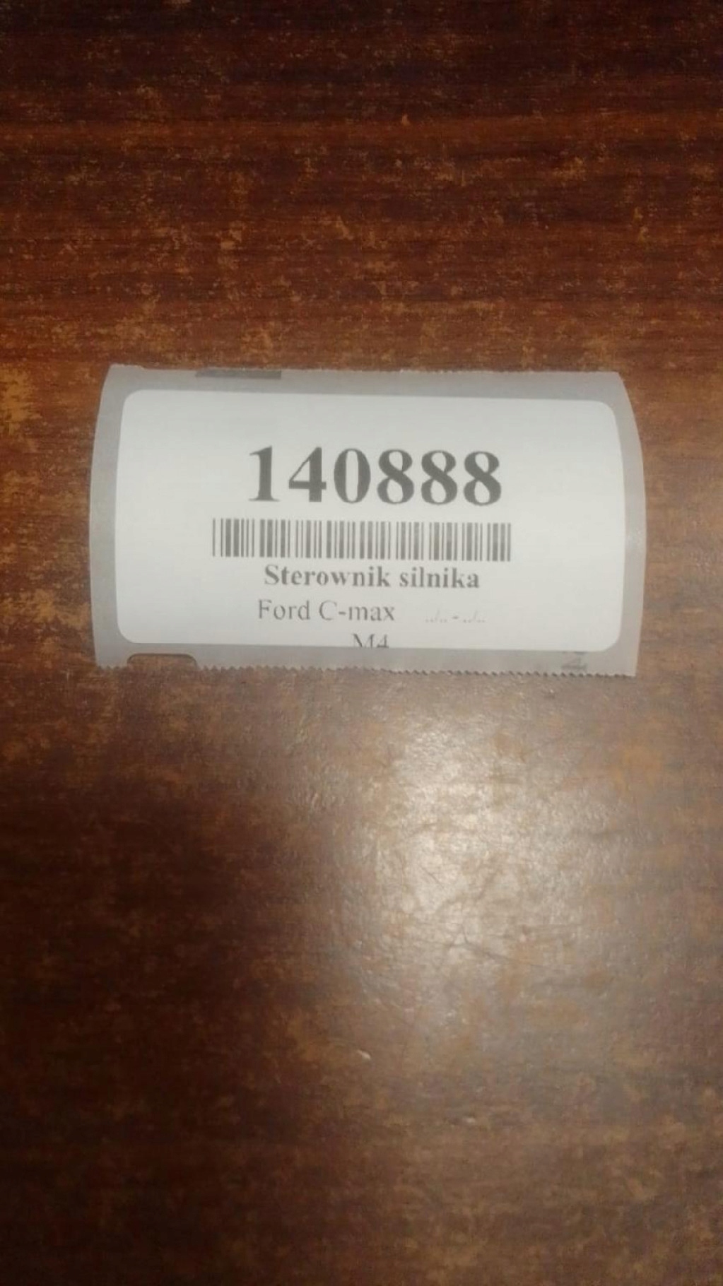 FORD C-MAX 1.8 control unit of the engine 4M5112A650MA