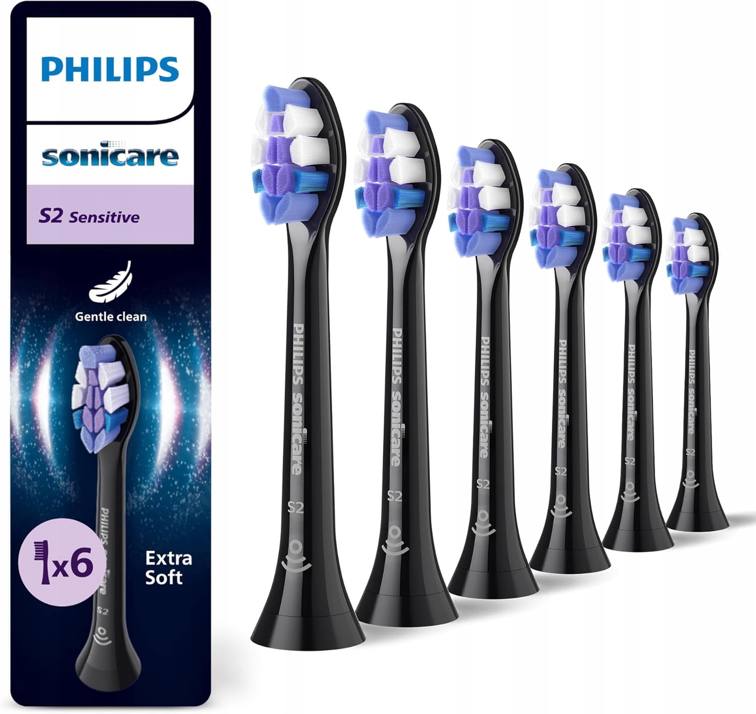 Końcówki do Philips Sonicare S2 Nadwrażliwość zębów 6 szt HX6056/88