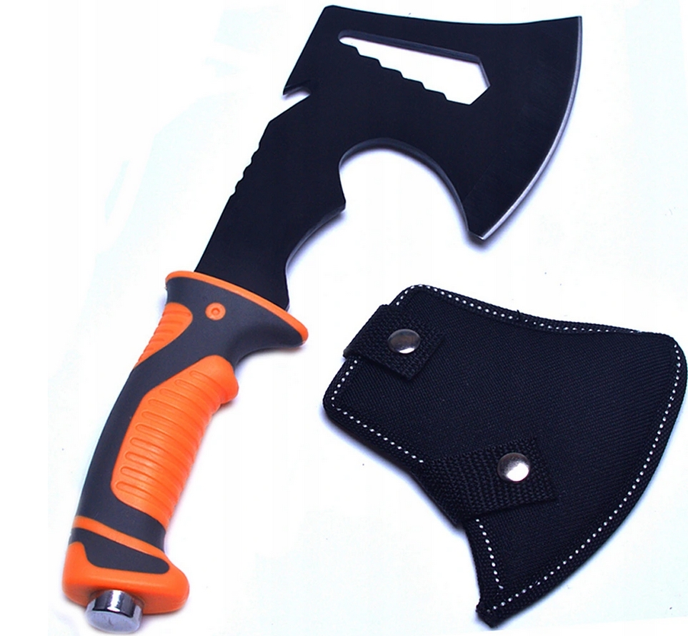 Tasak Toporek Nóż Siekiera Maczeta Tomahawk Solidny 29cm Etui XJ3771