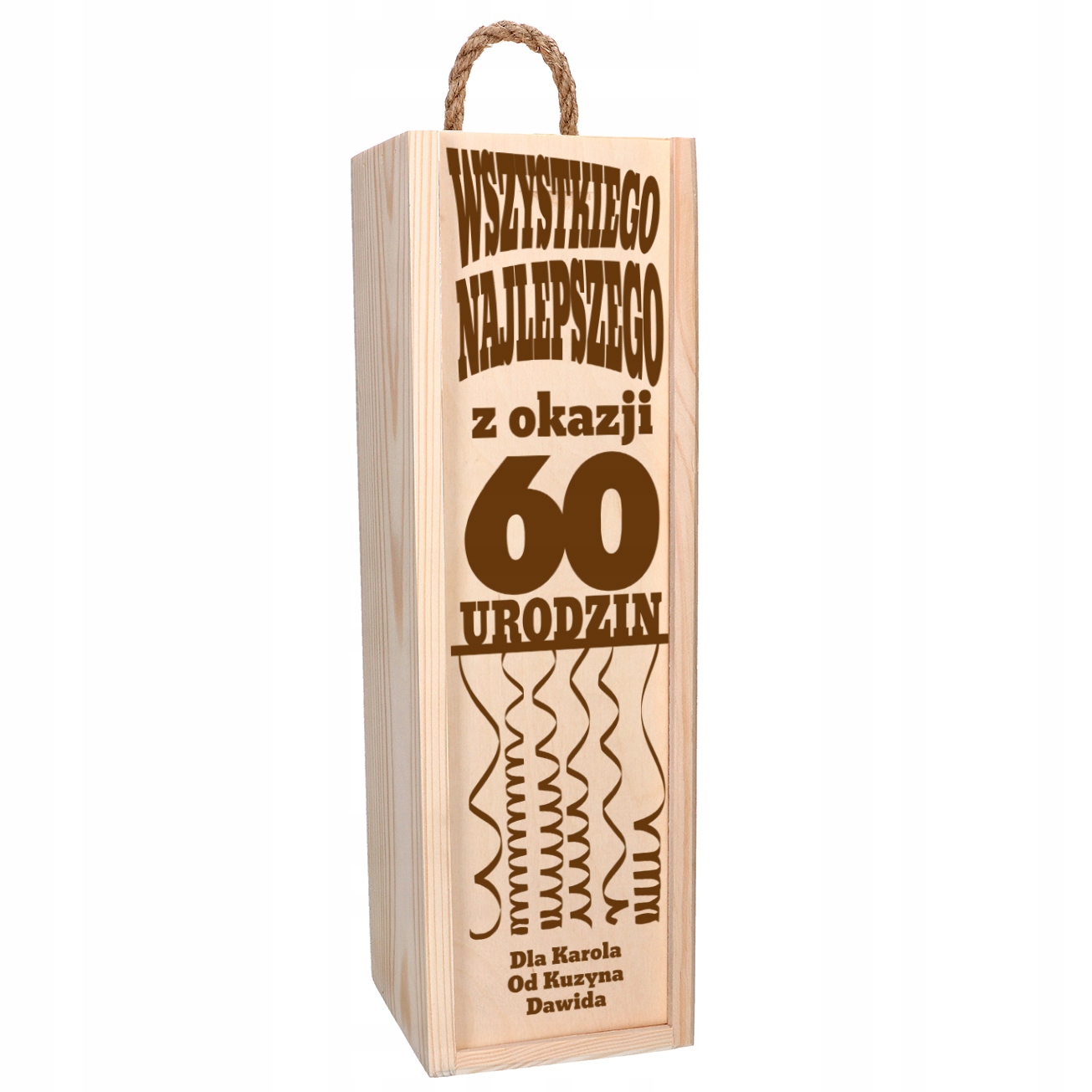 

na 30 40 50 60 70 80 urodziny M skrzynka