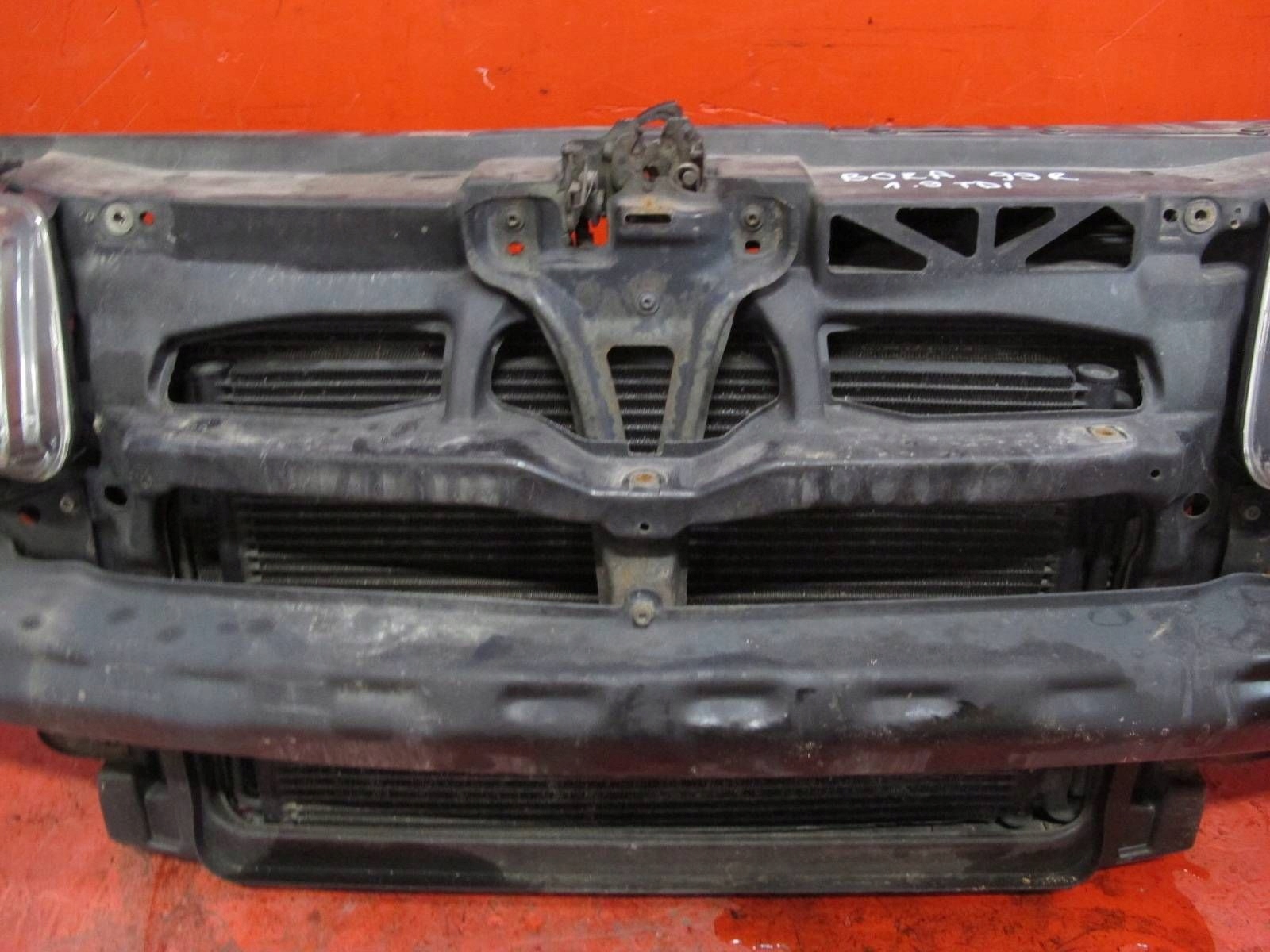 VW BORA support panel for radiators radiator fan light right left bumper support