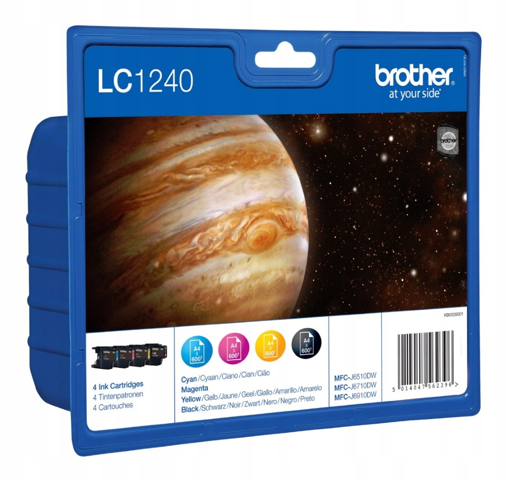 Brother inkoustová náplň LC-1240VALBP/ multipack/ Černá tři barvy