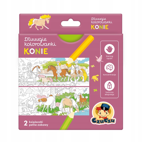 

Dłuuugie kolorowanki konie 4+ Praca Zbiorowa