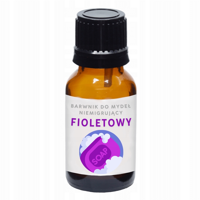 

Barwnik do mydła bazy glicerynowej Fioletowy 10ml