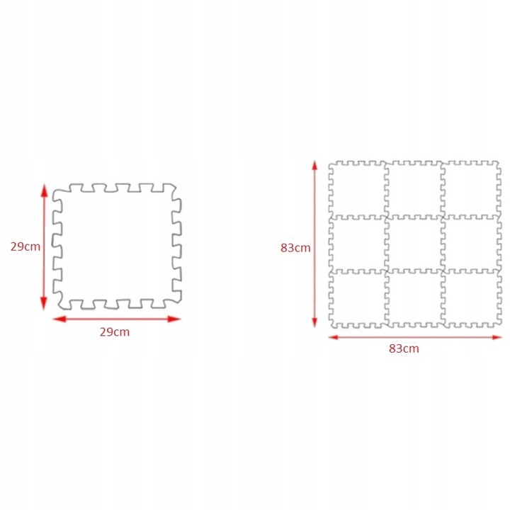 PUZZLE PIANKOWE MATA EVA 10 SZT ZWIERZĘTA CB-115 EAN (GTIN) 5907508467012