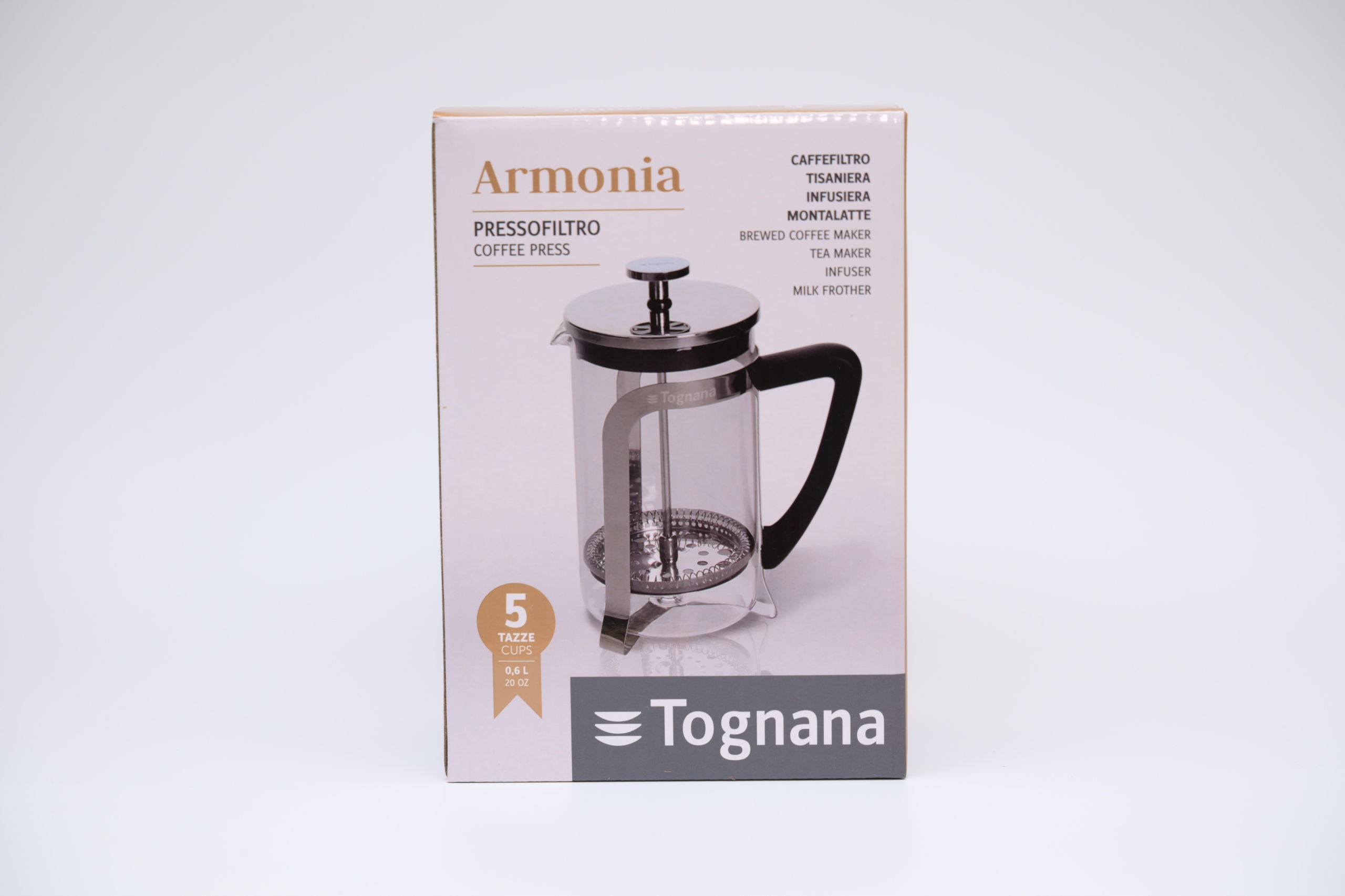 Tognana Coffee Press Armonia Zaparovač 600 ml