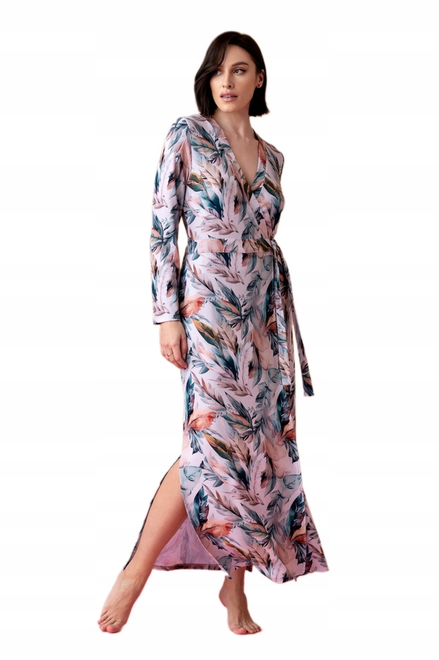 Vanilla&oh!zuza Peniuar Dlouhý Župan Sonnet 4530 Viskóza L/40