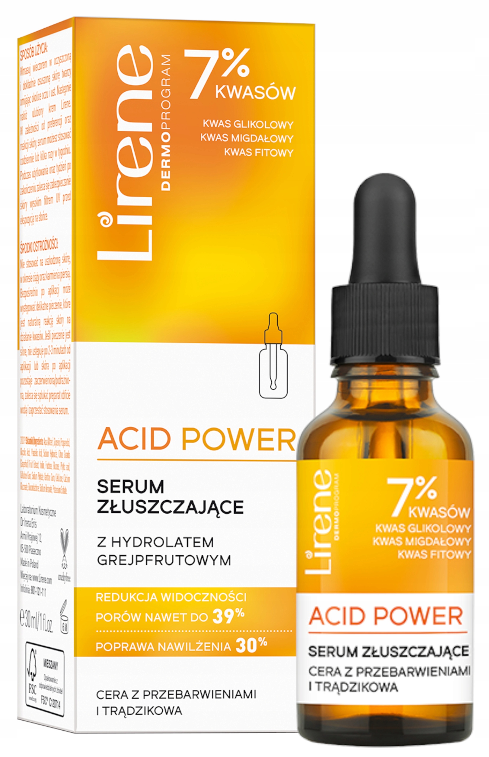 

Serum złuszczające z hydrolatem grejfrutowym