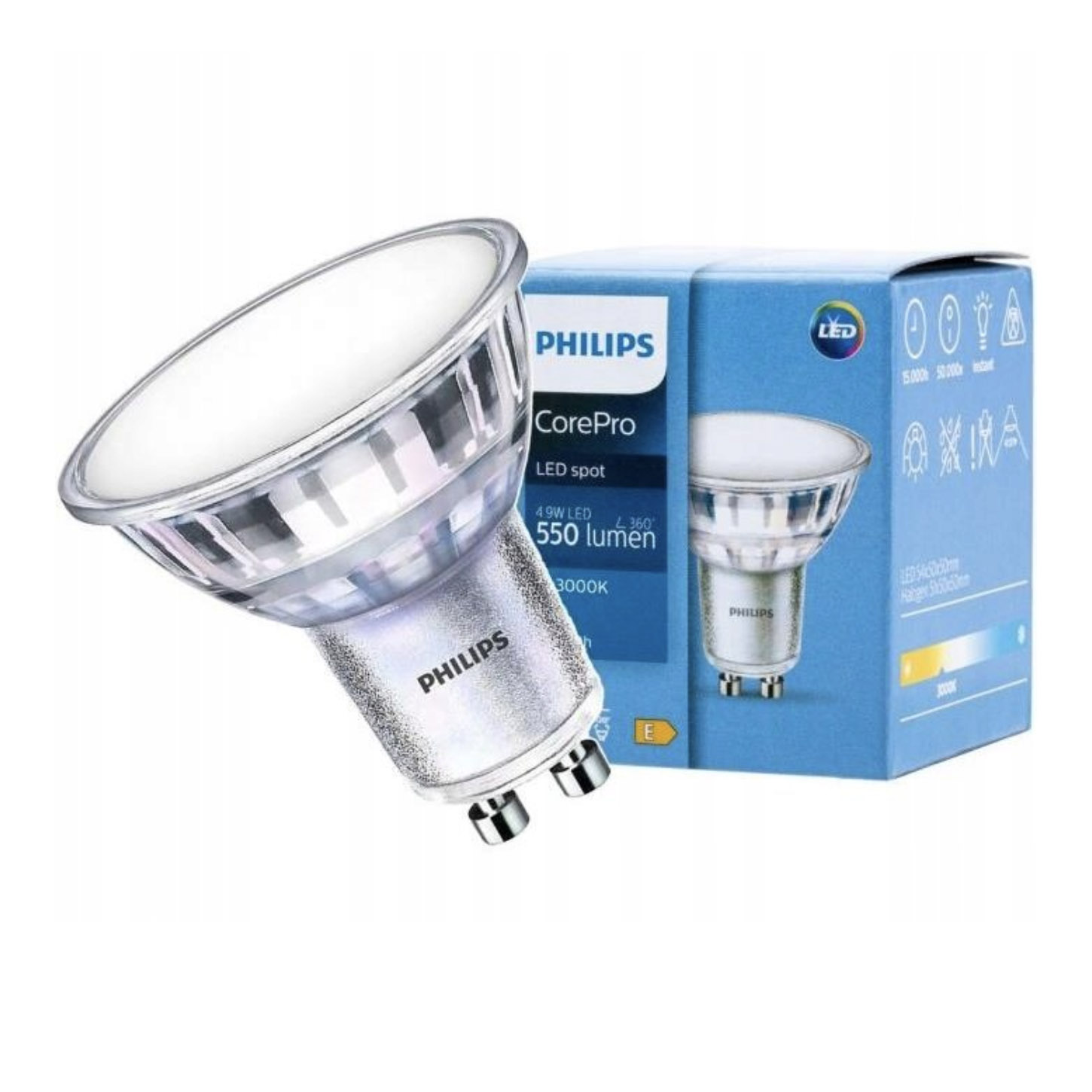 

Żarówka Led Philips Corepro GU10 4,9 W 550 lm