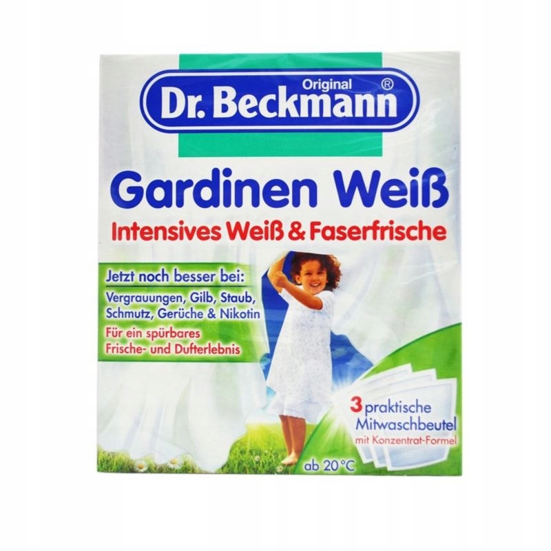 

Dr.Beckmann sól do wybielania firan 3x40g